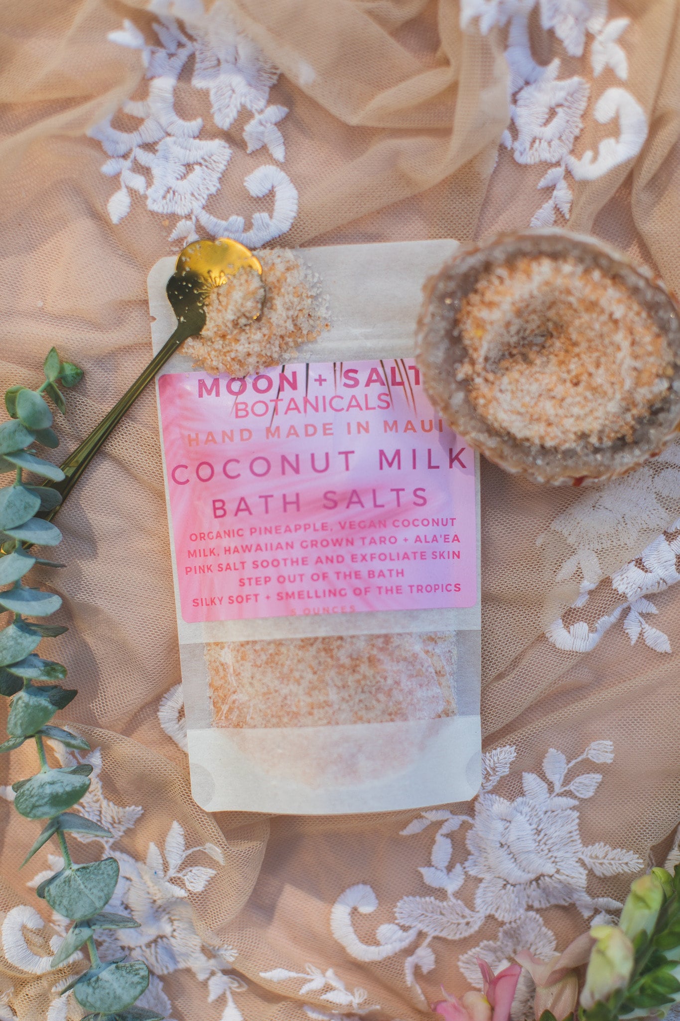 Hawaiian Coconut Milk Bath Salt Soak