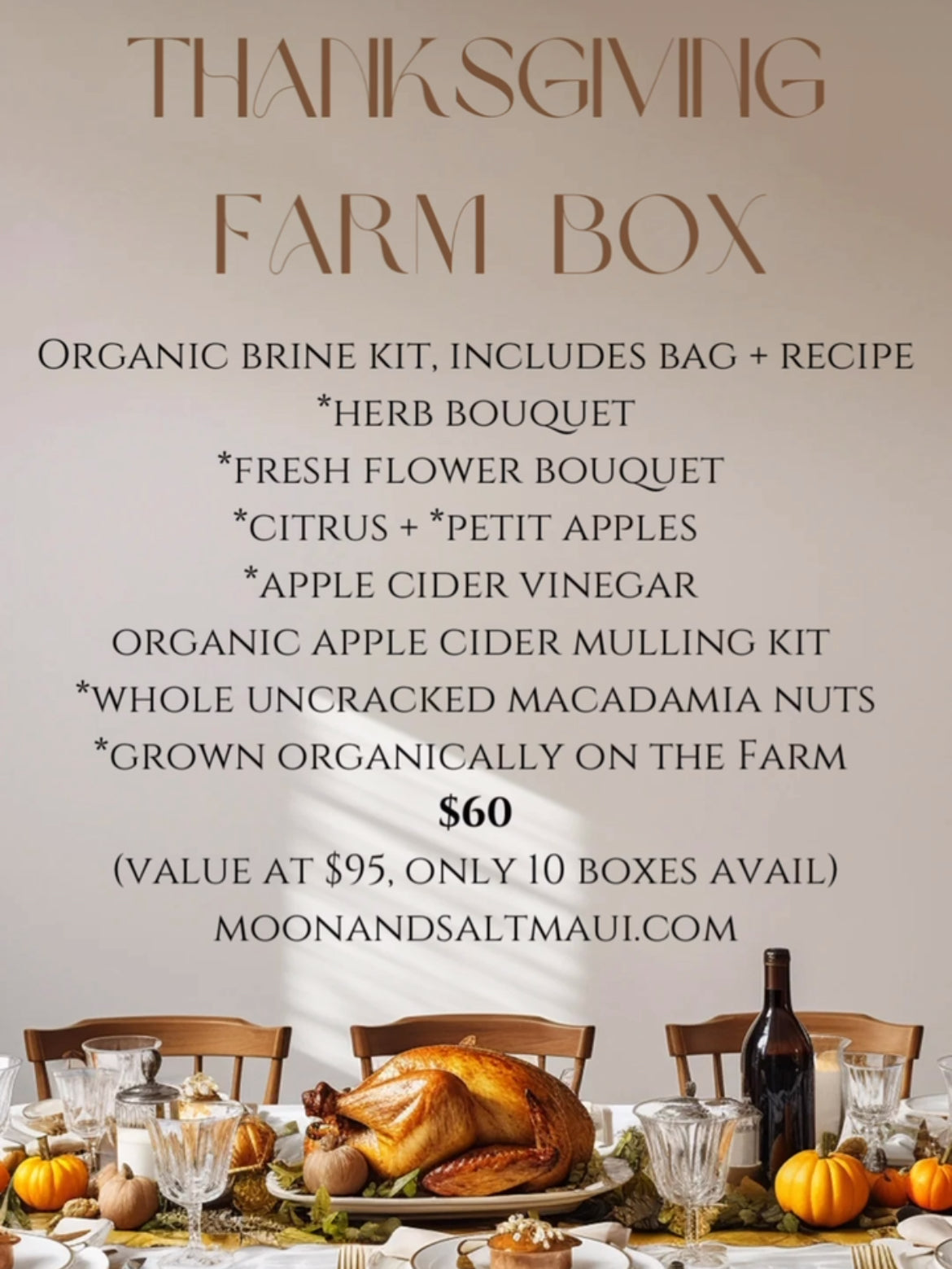 Thanksgiving farm box