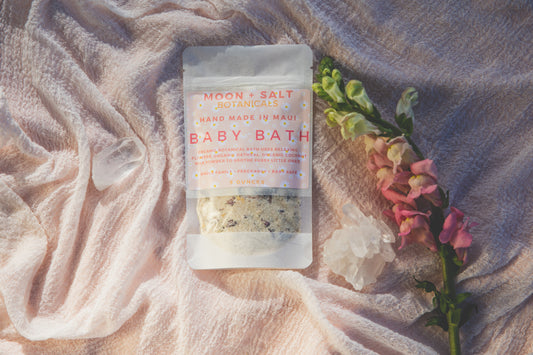 Organic Baby Bath Soak. Lavender, Oatmeal, Coconut Milk, Calendula, Chamomile for sensitve skin. Healing botanical bath for the whole family